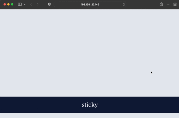 position: stickyの挙動がわかるイメージ