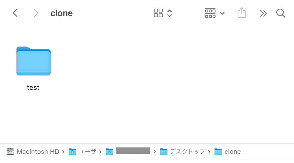 新しいディレクトリ