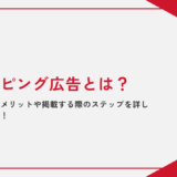 【担当者必見】ショッピング広告とは？メリット・デメリットや掲載する際のステップを詳しく解説します！