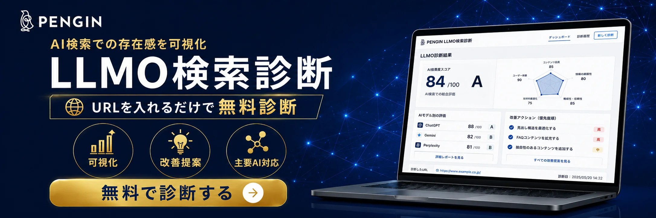 無料AI検索診断（LLMO診断）