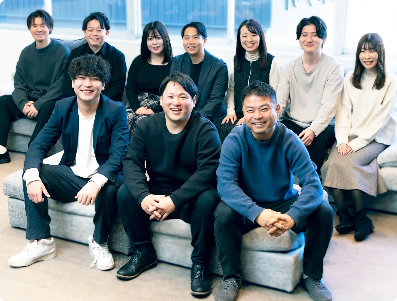 「ありがとうを伝える」「改善し続ける」「理解に徹する」「挑戦する」「期待を越える」