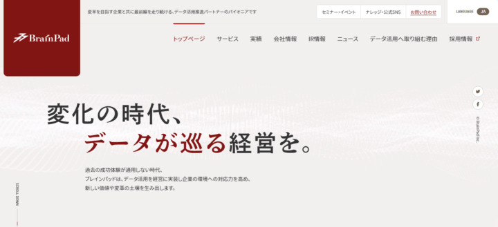 株式会社ブレインパッド